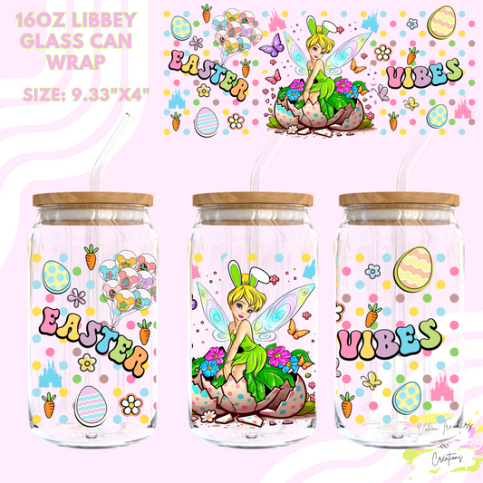 Easter fairy UV DTF cup wrap