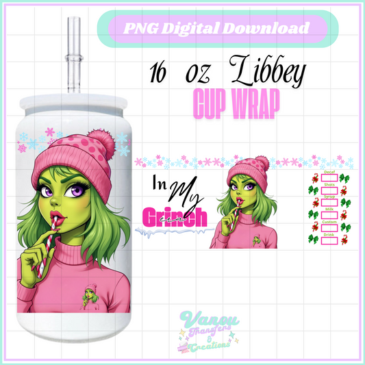 In my grinch era libbey cup PNG