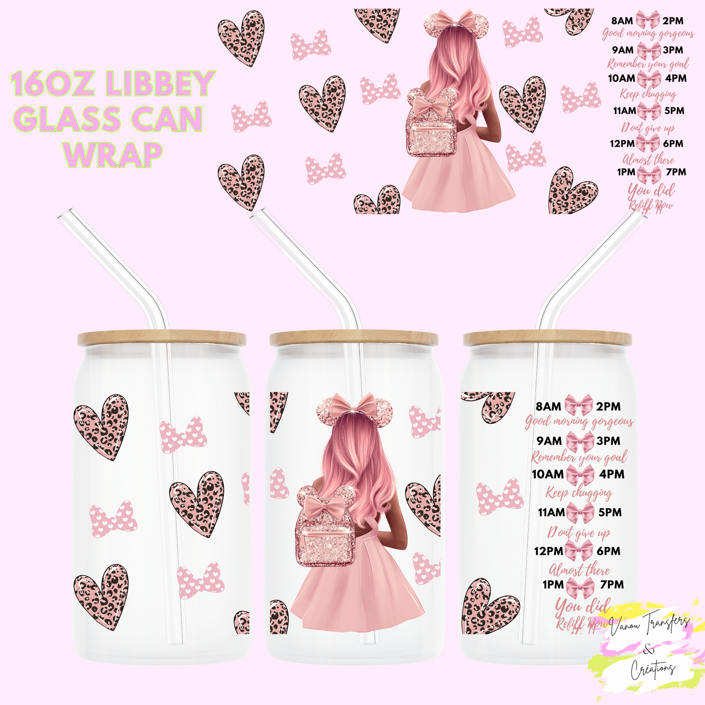 Minnie lover  #2 UV DTF cup wrap