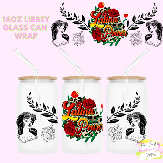 Latina powder UV DTF cup wrap