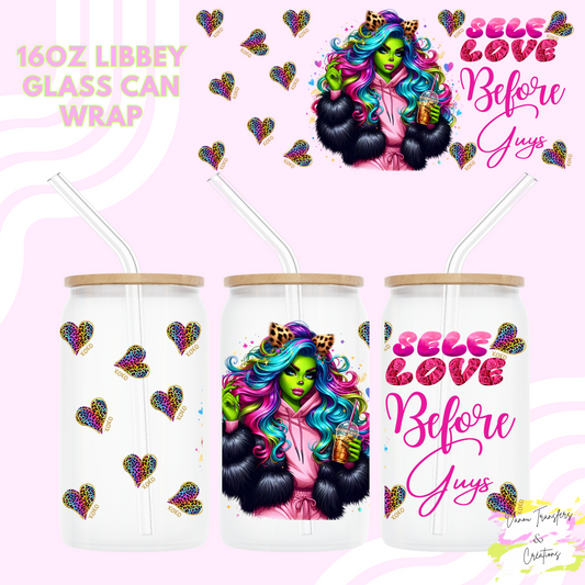 Self love before guys  UV DTF cup wrap