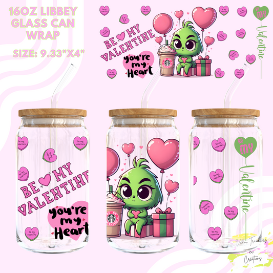 You’re my heart UV DTF cup wrap