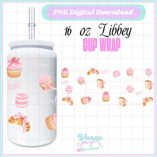 Coquette bakery libbey cup PNG